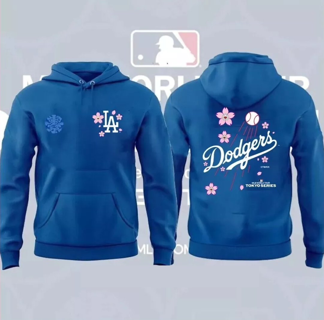 Men Los Angeles Dodgers blue MLB 2025 Hoodie style 2-0